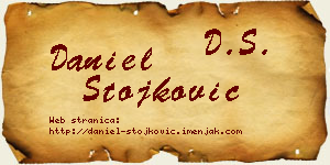 Daniel Stojković vizit kartica